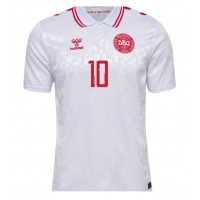 Maglia Calcio Danimarca Christian Eriksen #10 Seconda Divisa Europei 2024 Manica Corta